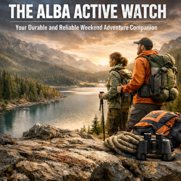 The Alba Active Watch: Your Durable and Reliable Weekend Adventure Companion